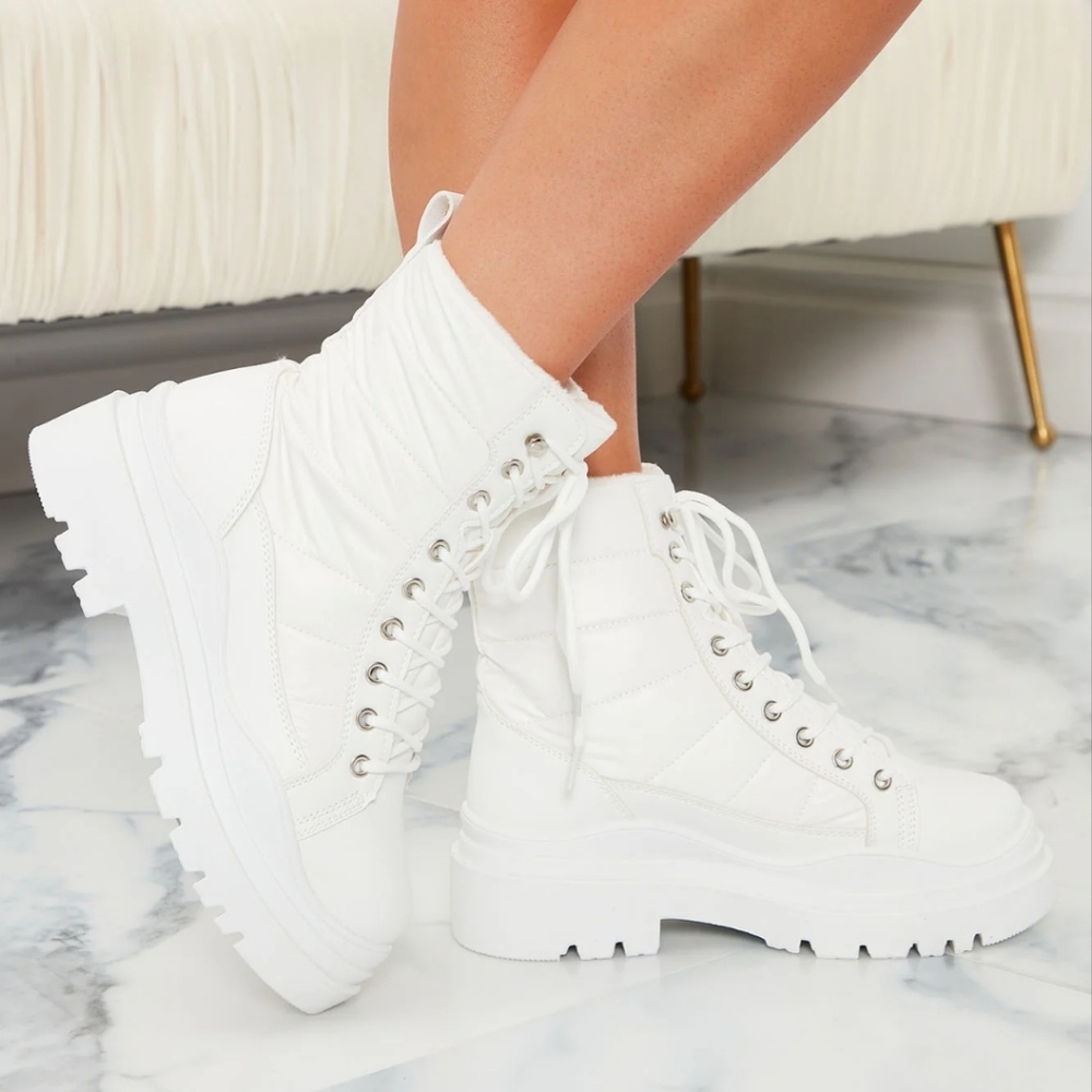 Fashion Nova Keeping Me Warm Booties